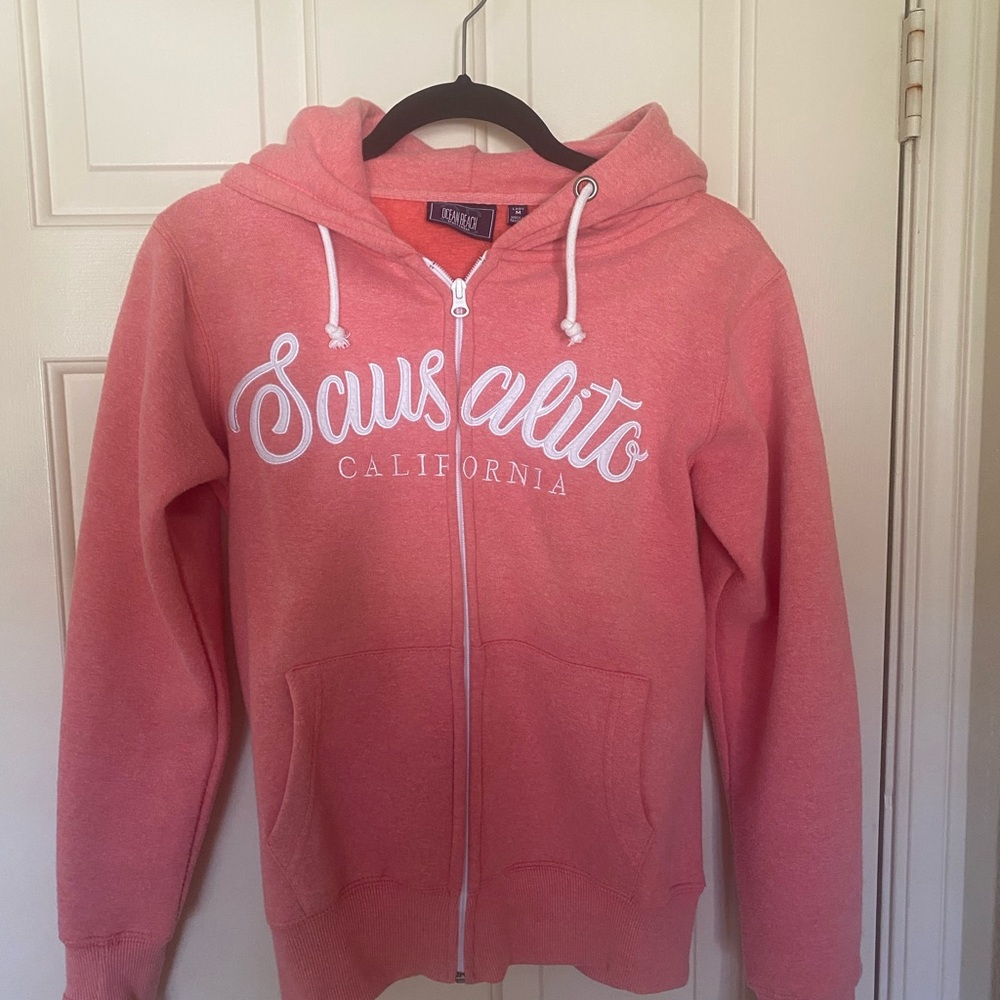 Sausalito California Pink Hoodie